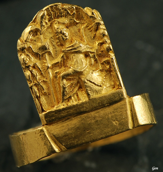 古代ローマ　皇帝　指輪