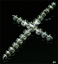 18世紀　ステップカットダイヤモンド　クロス　アンティークジュエリー