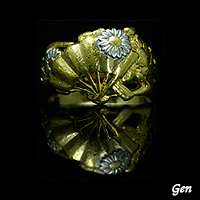 日本の明治時代に作られた純金（24k）の