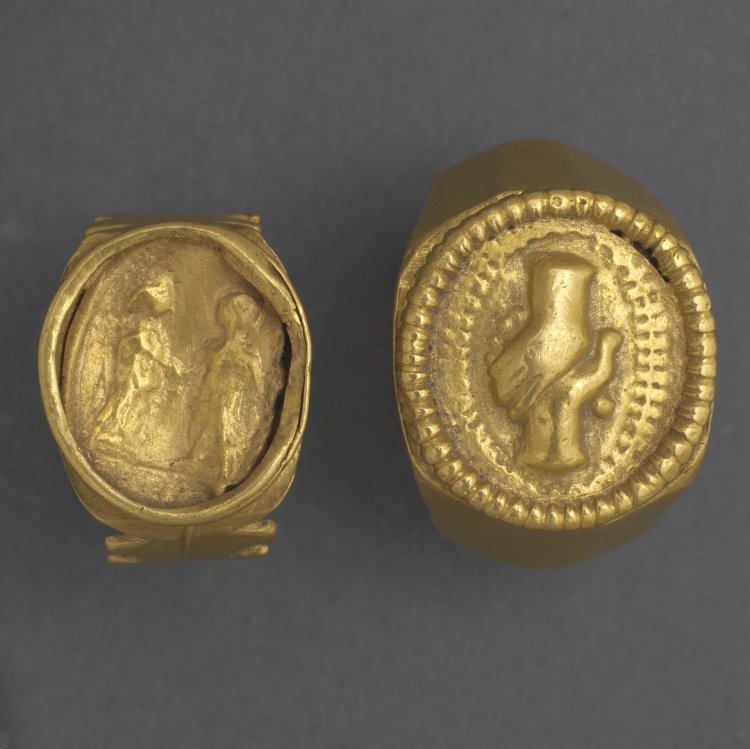 ローマ時代　婚礼　金　指輪