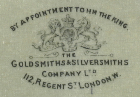 英国王室御用達Goldsmith&Silversmiths社 
