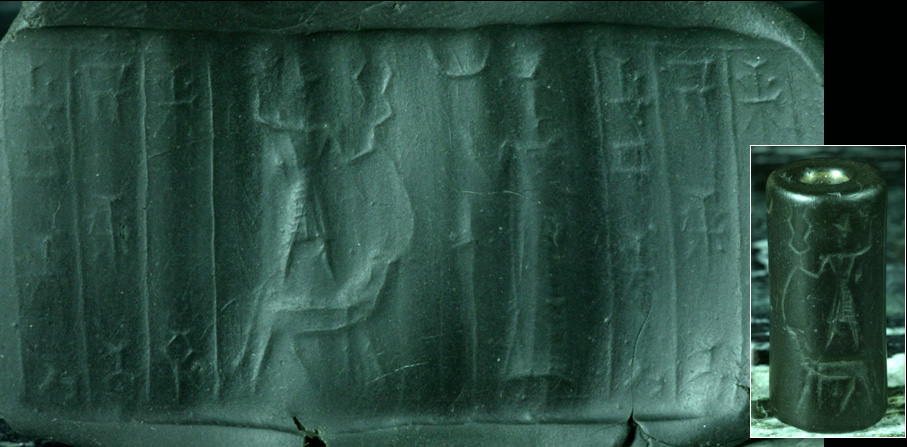 バビロニア 円筒形印章 シリンダーシール
